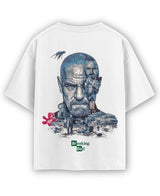 White Oversized T-shirt Back Design