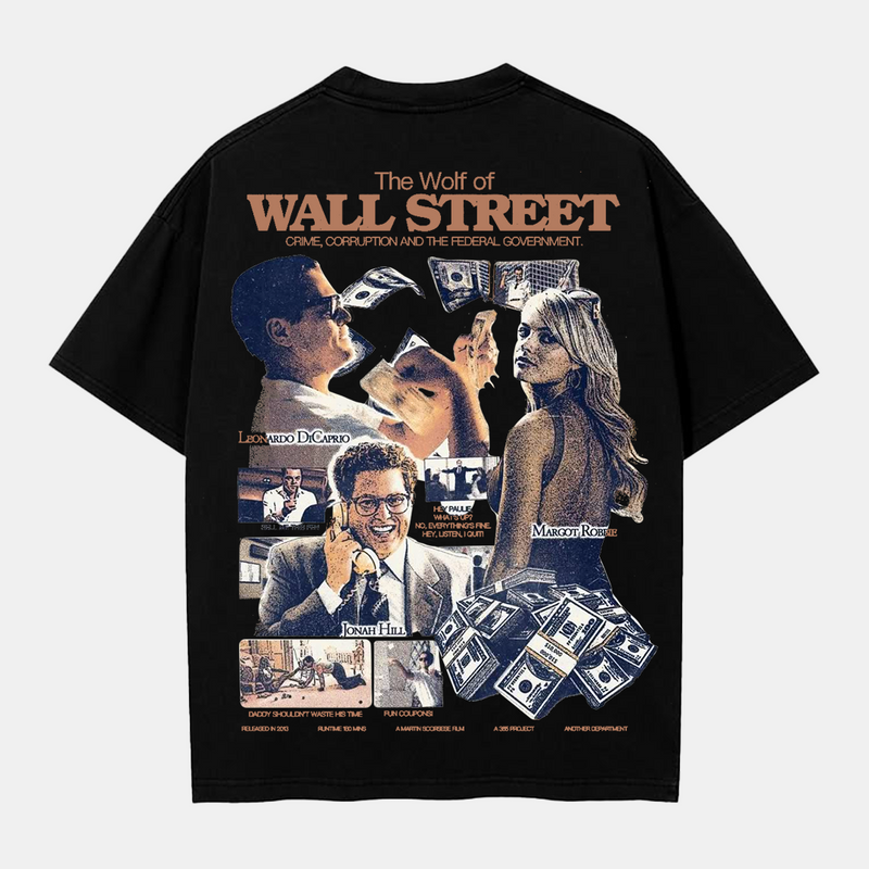 Wall Street Frenzy Oversized Tee