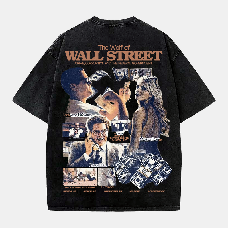 Wall Street Frenzy Oversized Tee