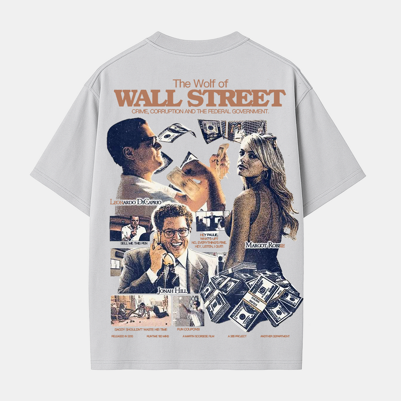 Wall Street Frenzy Oversized Tee